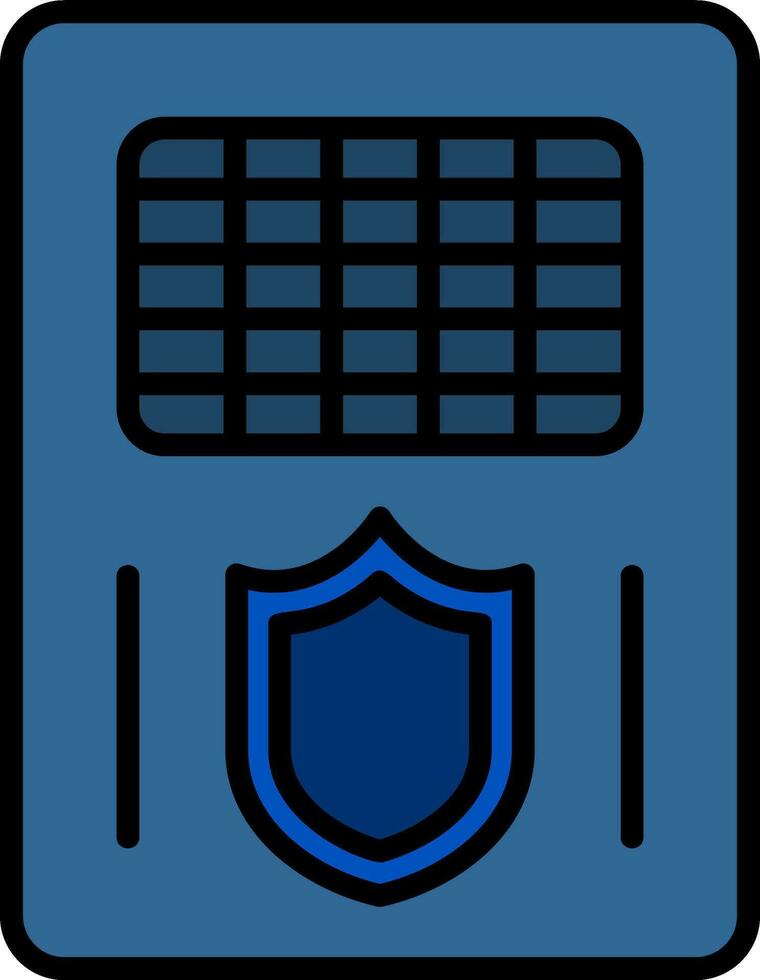 Polizei-Schild-Vektor-Symbol vektor