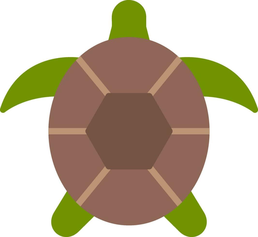 Symbol für Schildkrötenvektor vektor