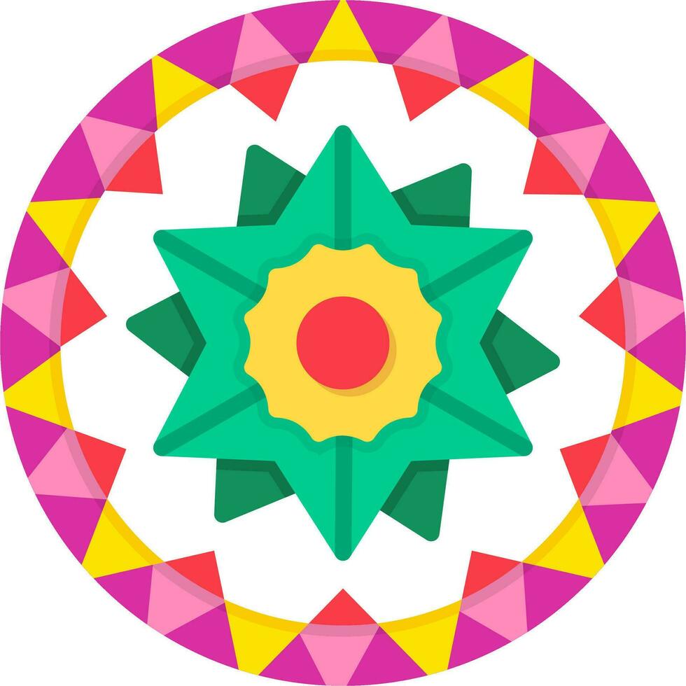 mandala vektor ikon