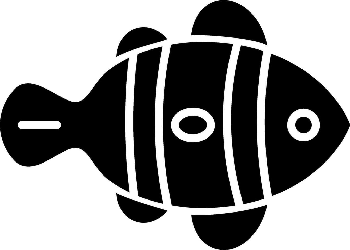 Clownfisch-Vektorsymbol vektor