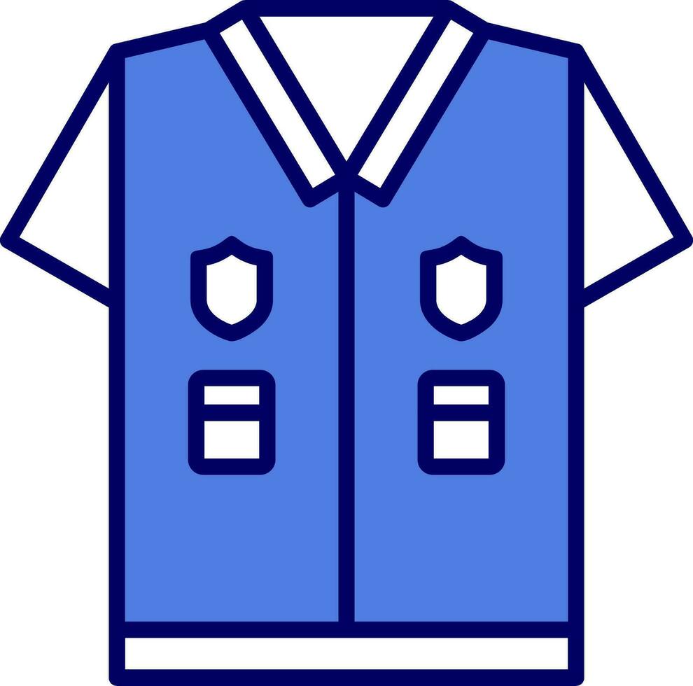 Polizei Uniform Vektor Symbol