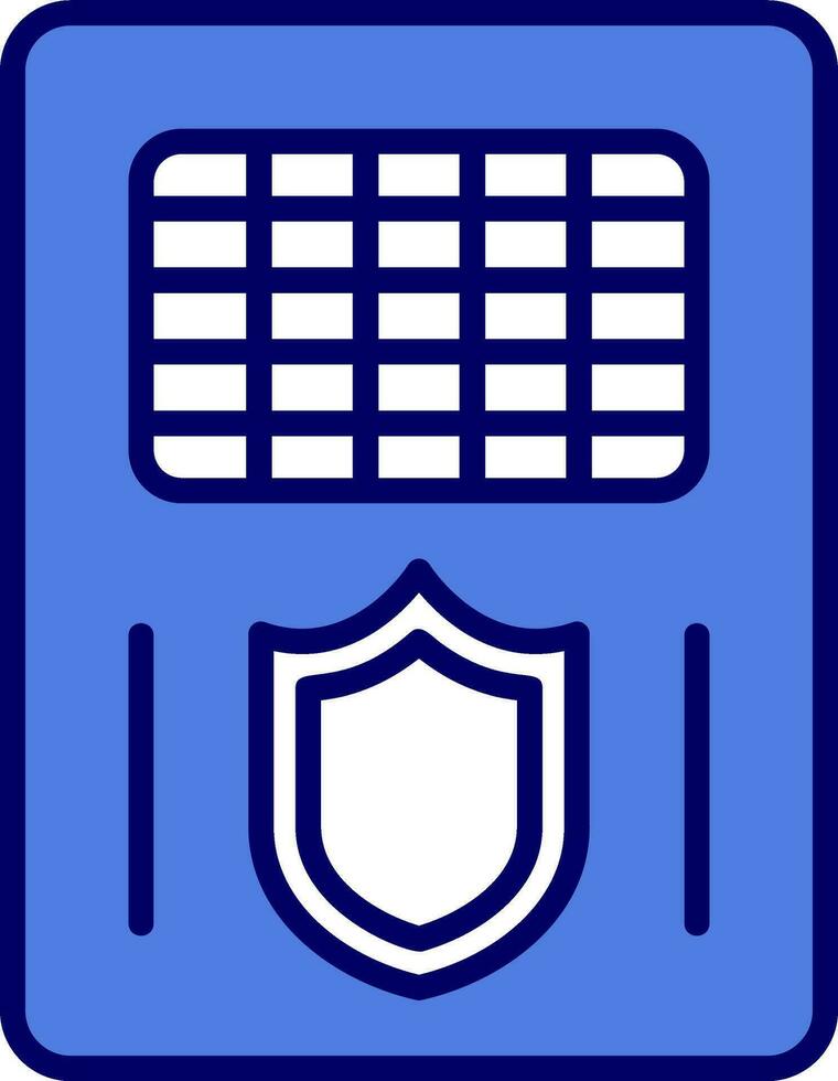 Polizei-Schild-Vektor-Symbol vektor