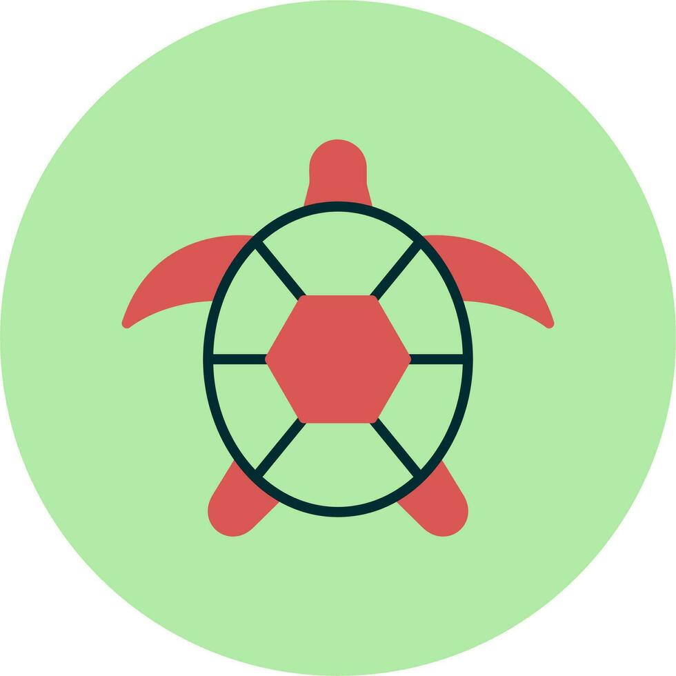 Symbol für Schildkrötenvektor vektor