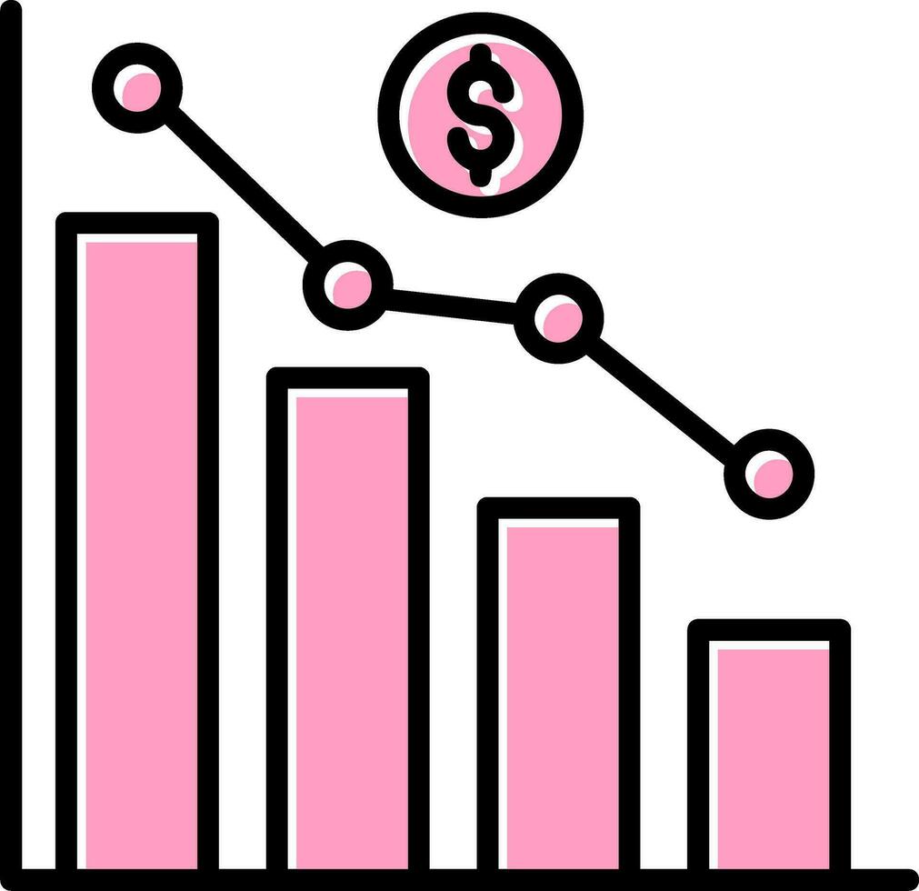 lågkonjunktur vektor ikon