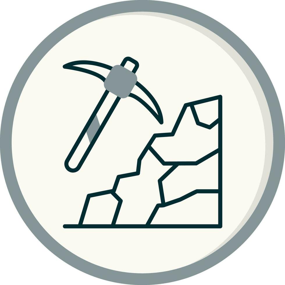 Bergbau Vektor Symbol