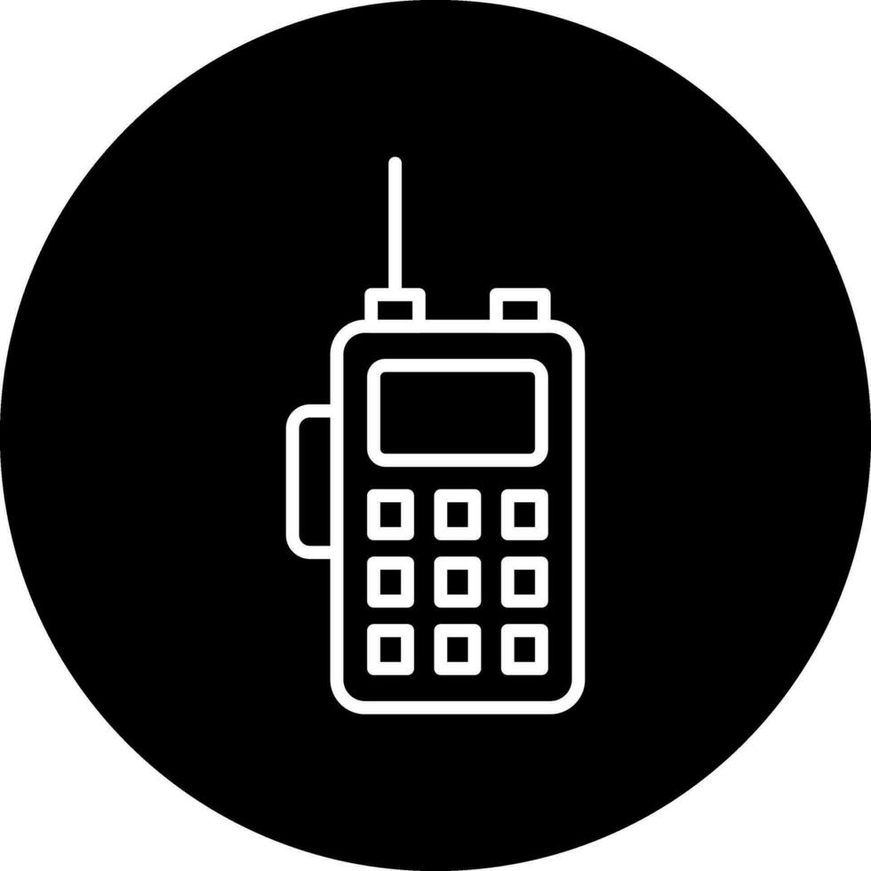 Walkie-Talkie-Vektorsymbol vektor