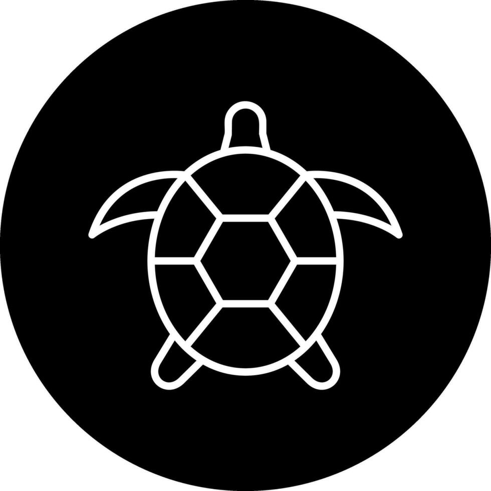 Symbol für Schildkrötenvektor vektor