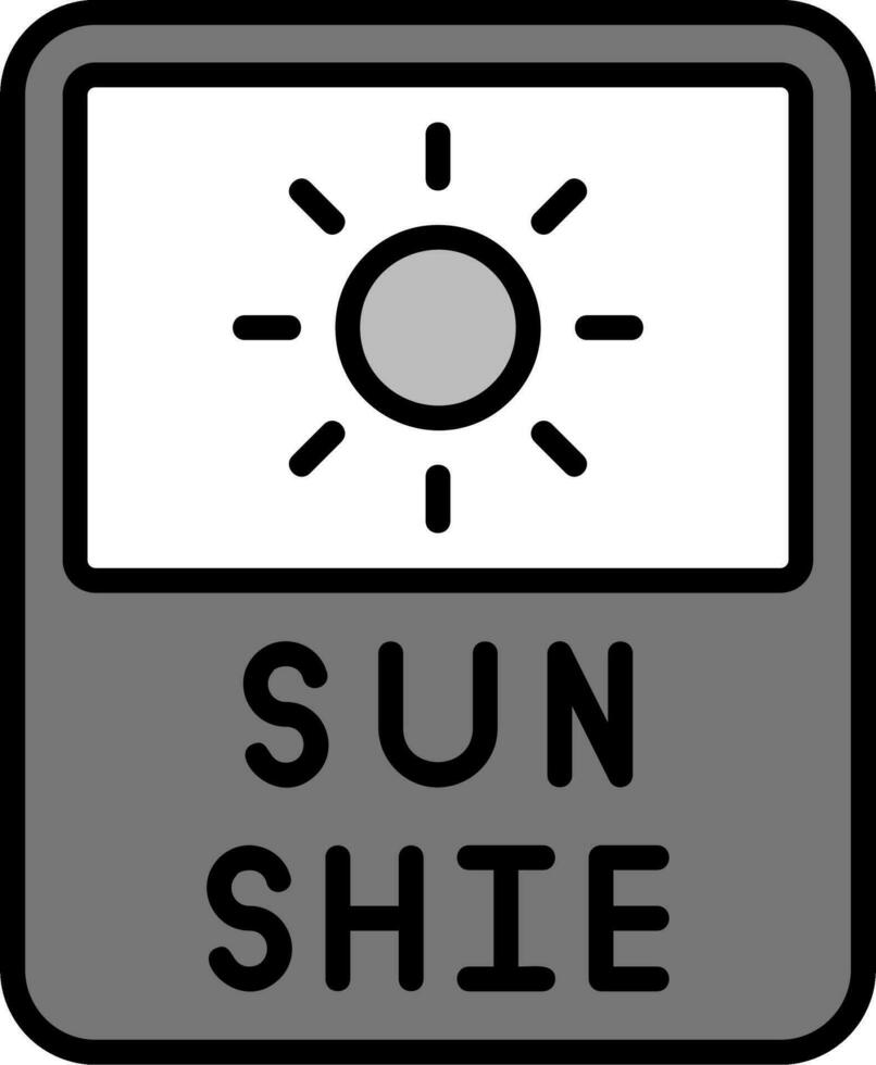 solsken vektor ikon
