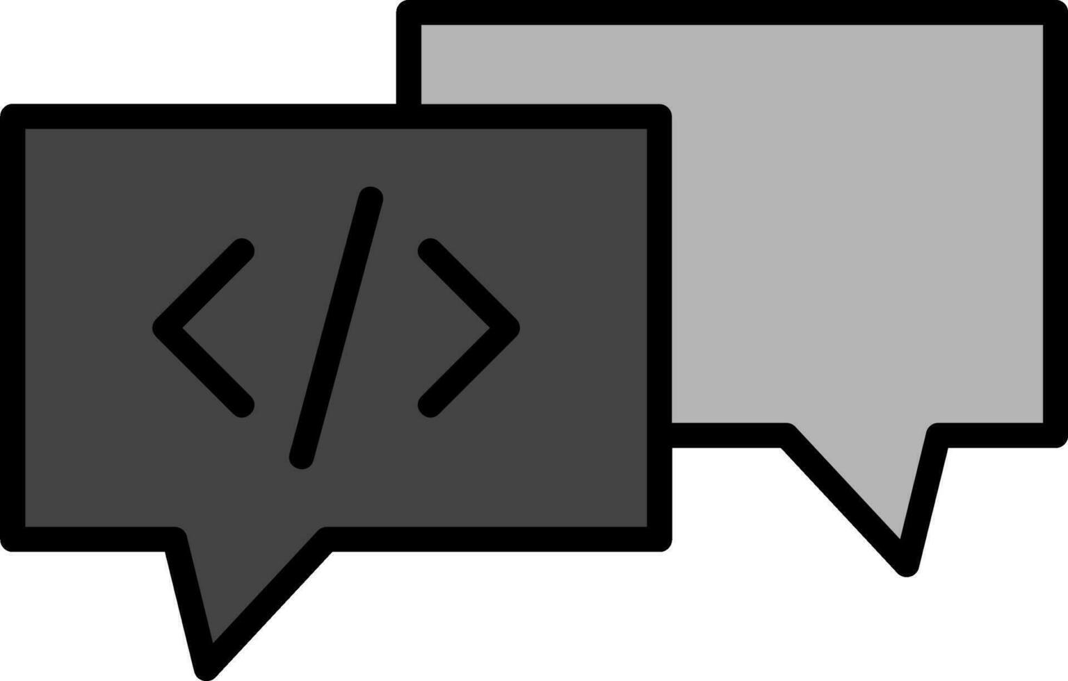 chatt vektor ikon