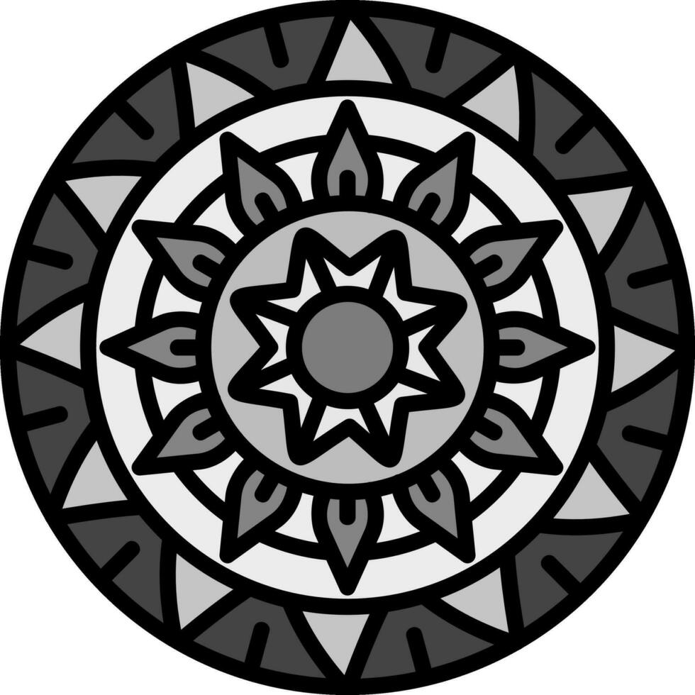 mandala vektor ikon