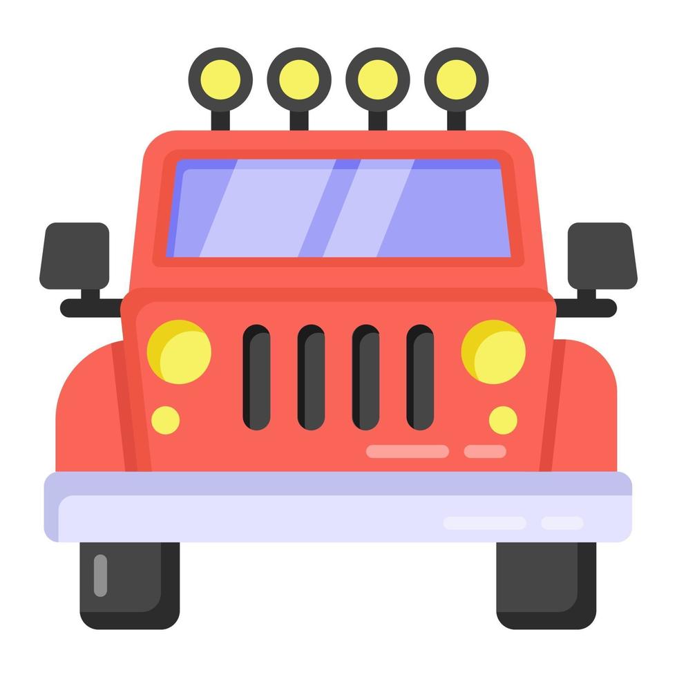 jeep och transport vektor