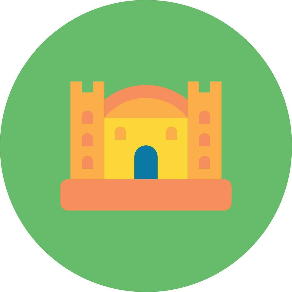 federnd Schloss Vektor Symbol