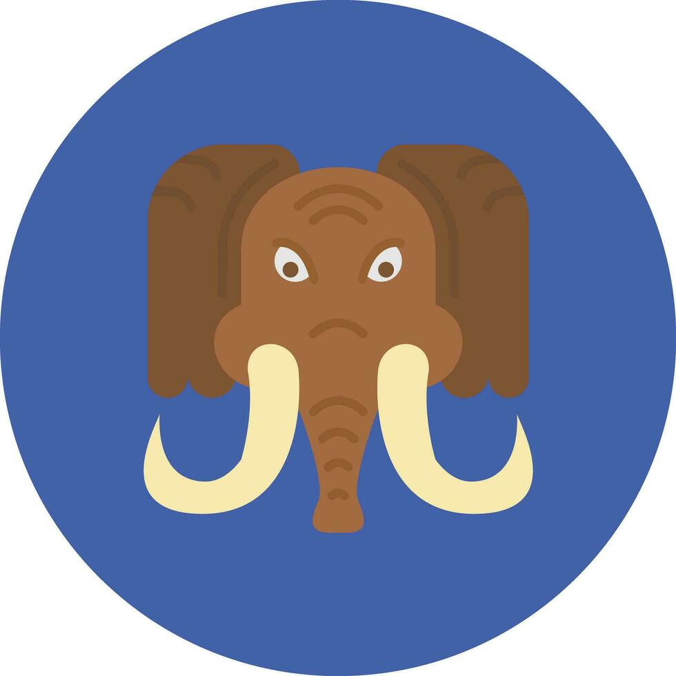 Mammut Vektor Vektor Symbol