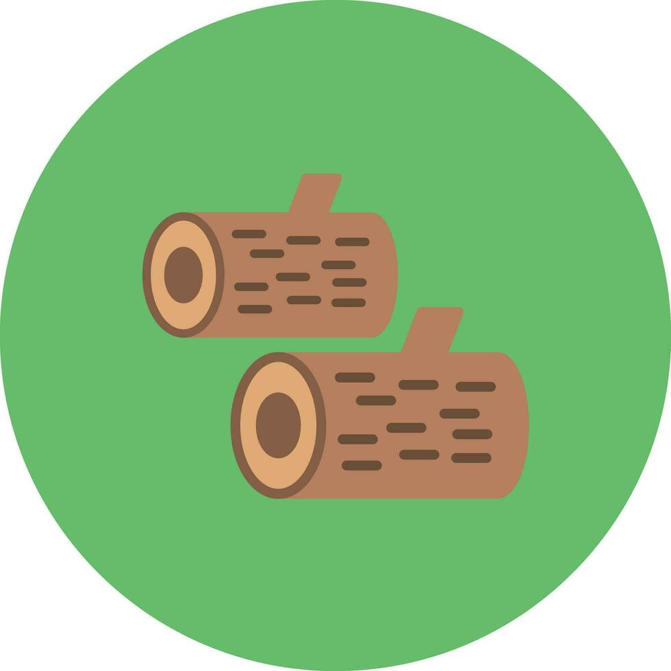 Baum Log Vektor Symbol