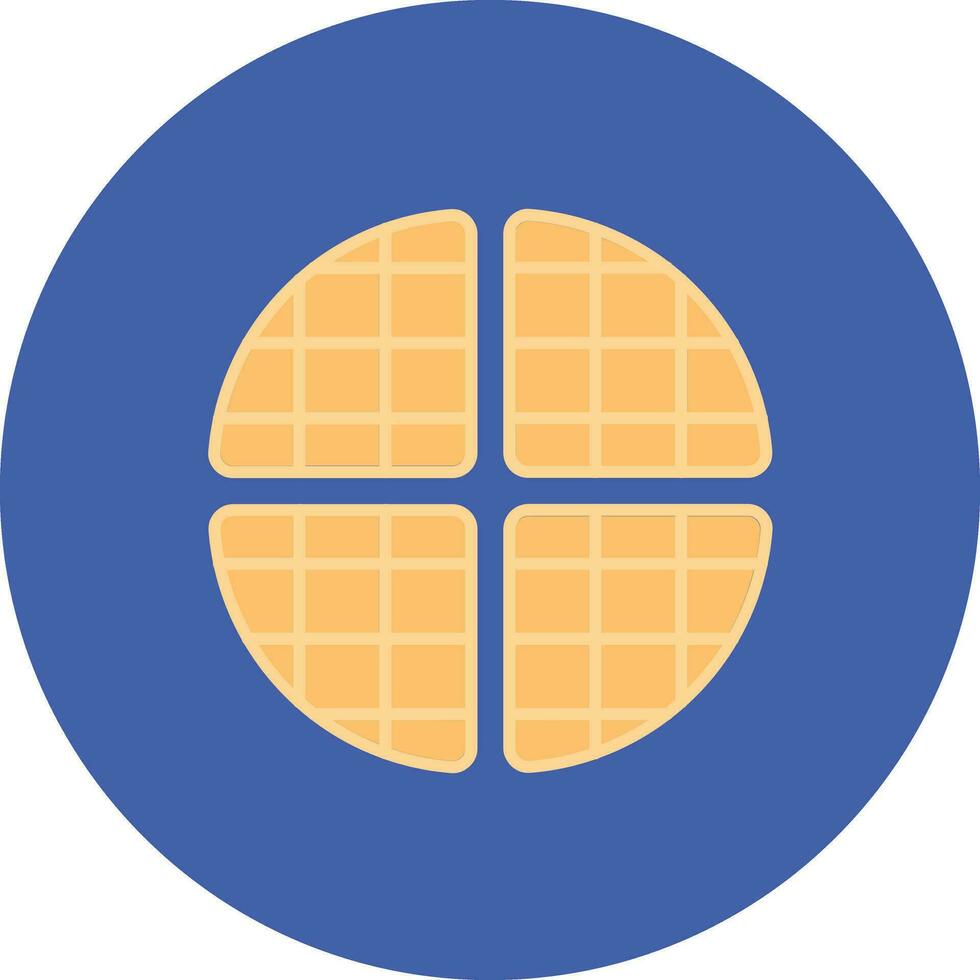 Waffel-Vektor-Symbol vektor