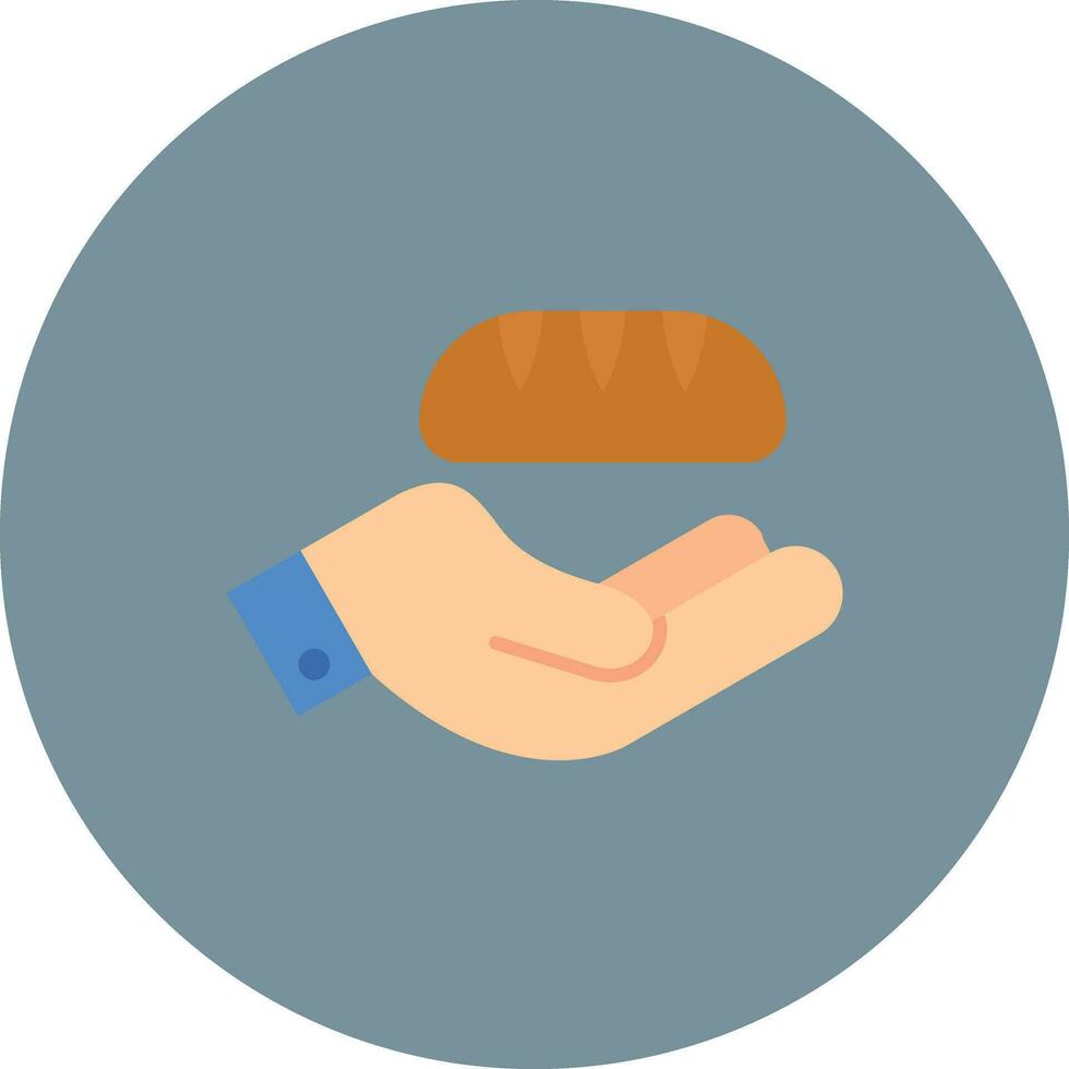 bröd donation vektor ikon
