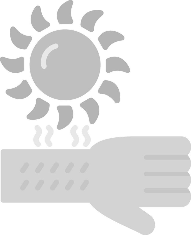 Sonnenbrand-Vektor-Symbol vektor