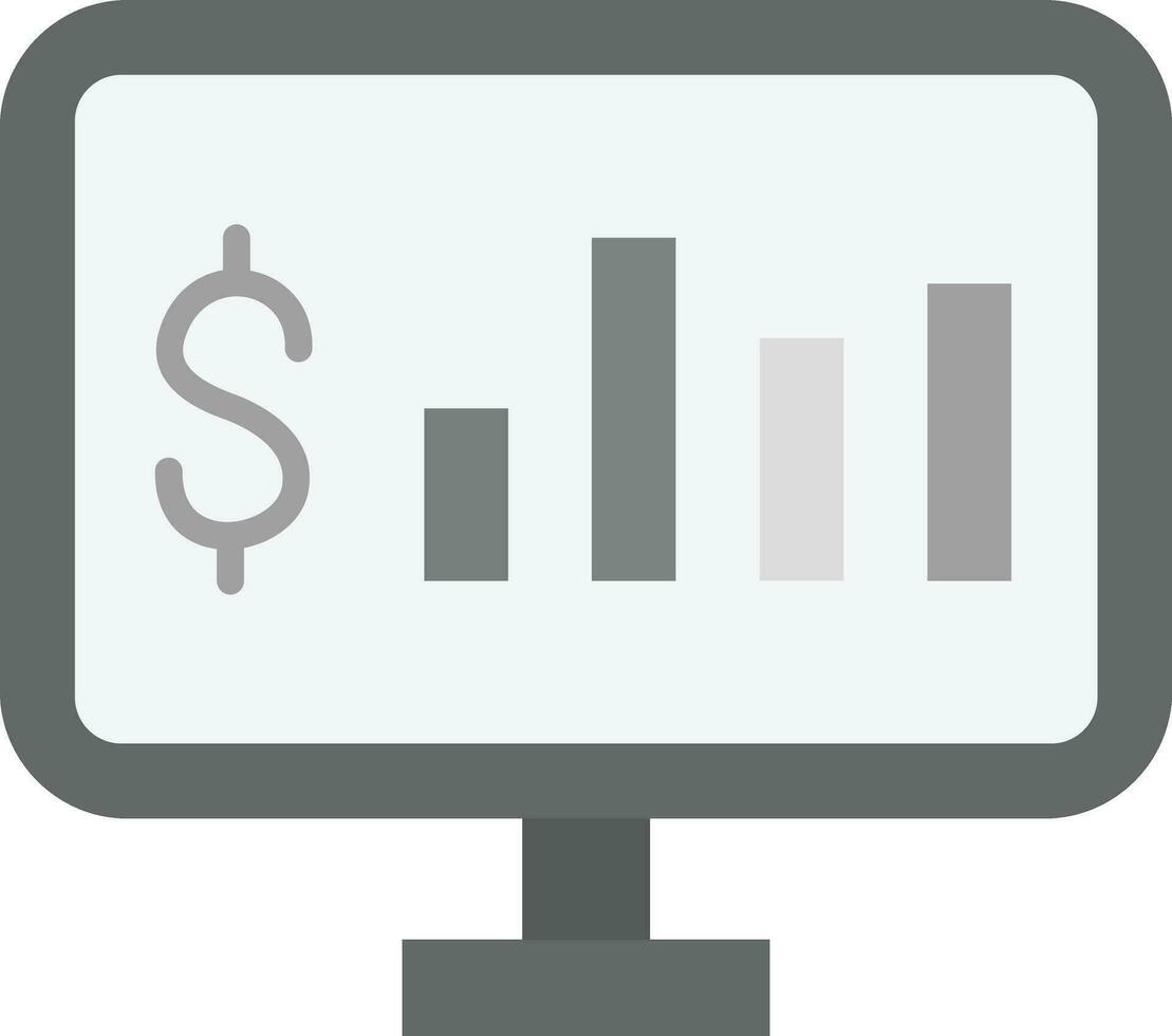 Vektorsymbol für Online-Statistiken vektor