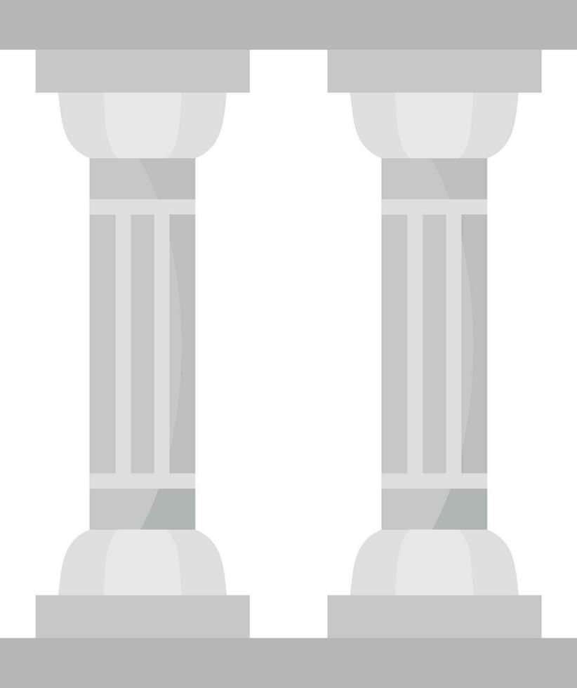Säulenvektorsymbol vektor