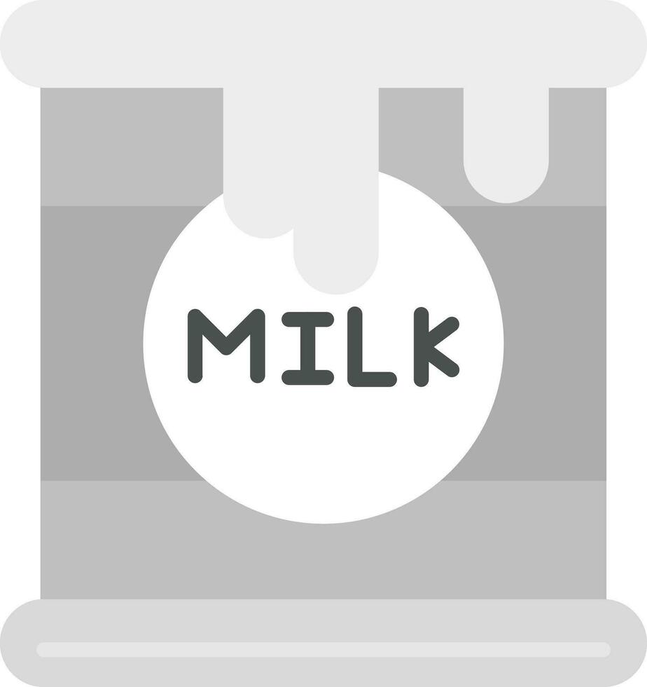 komprimerad mjölk vektor ikon