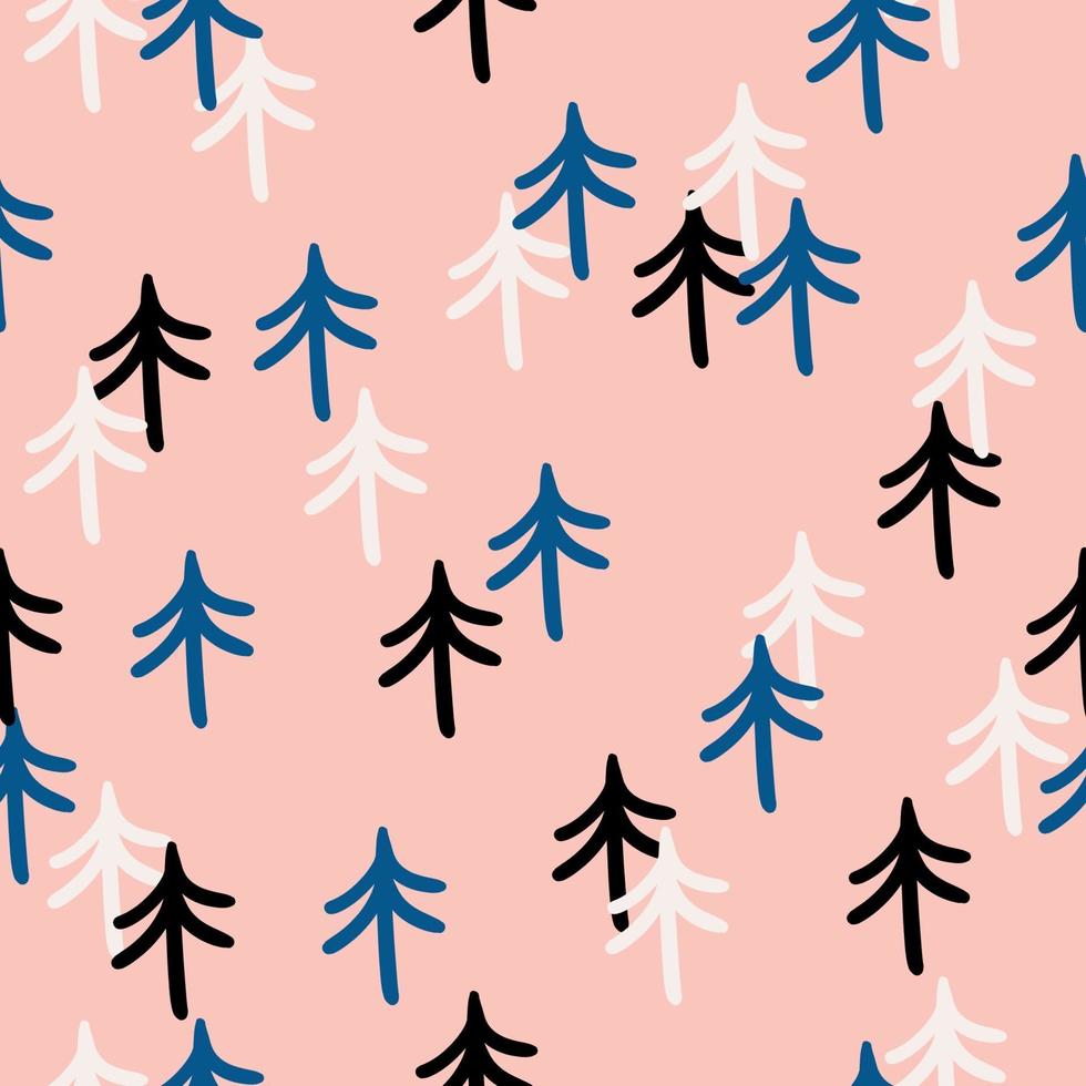 doodle sömlösa abstrakt mönster för baby tyg textil vektor