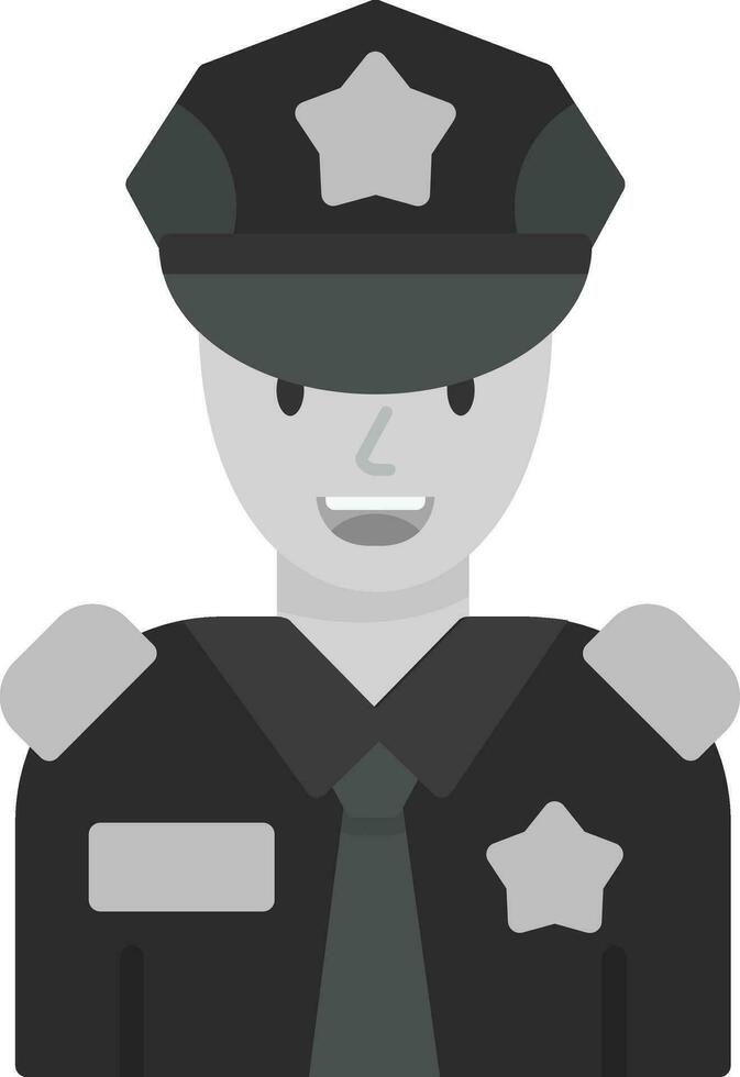 officer vektor ikon