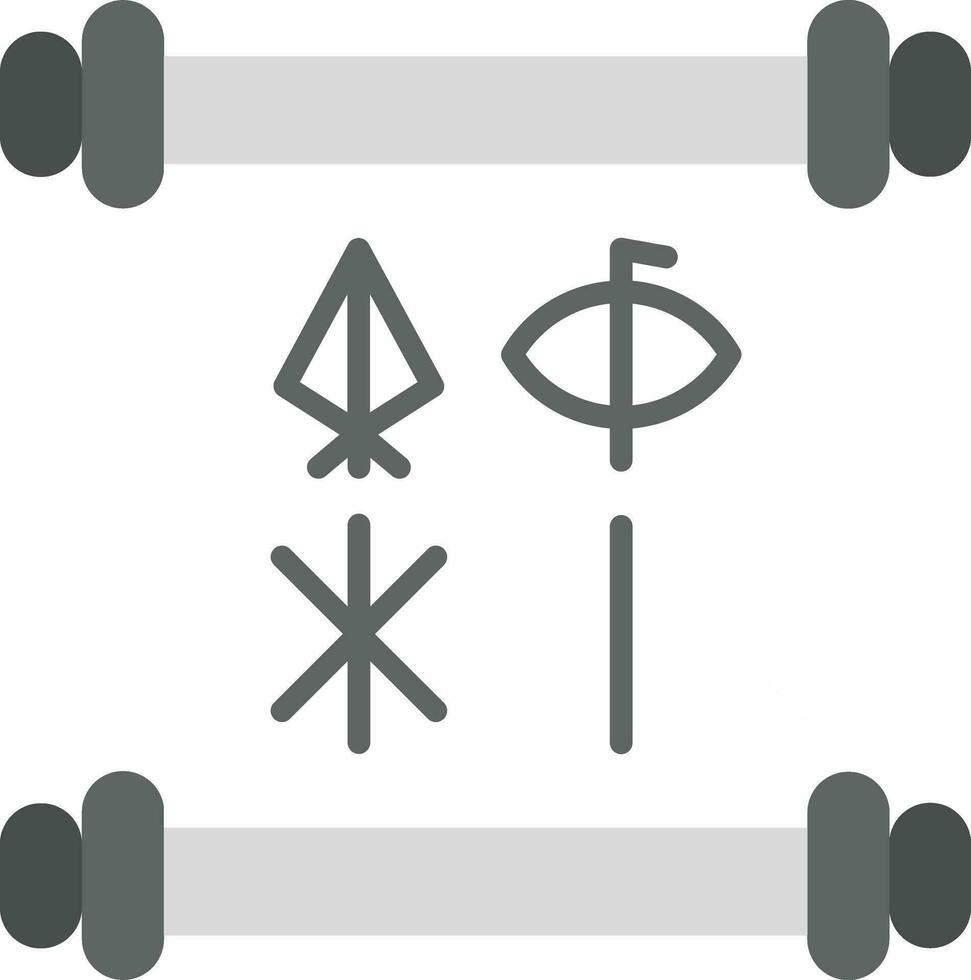 runor vektor ikon