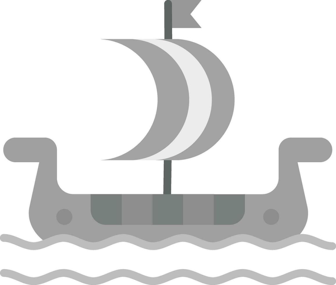 viking fartyg vektor ikon