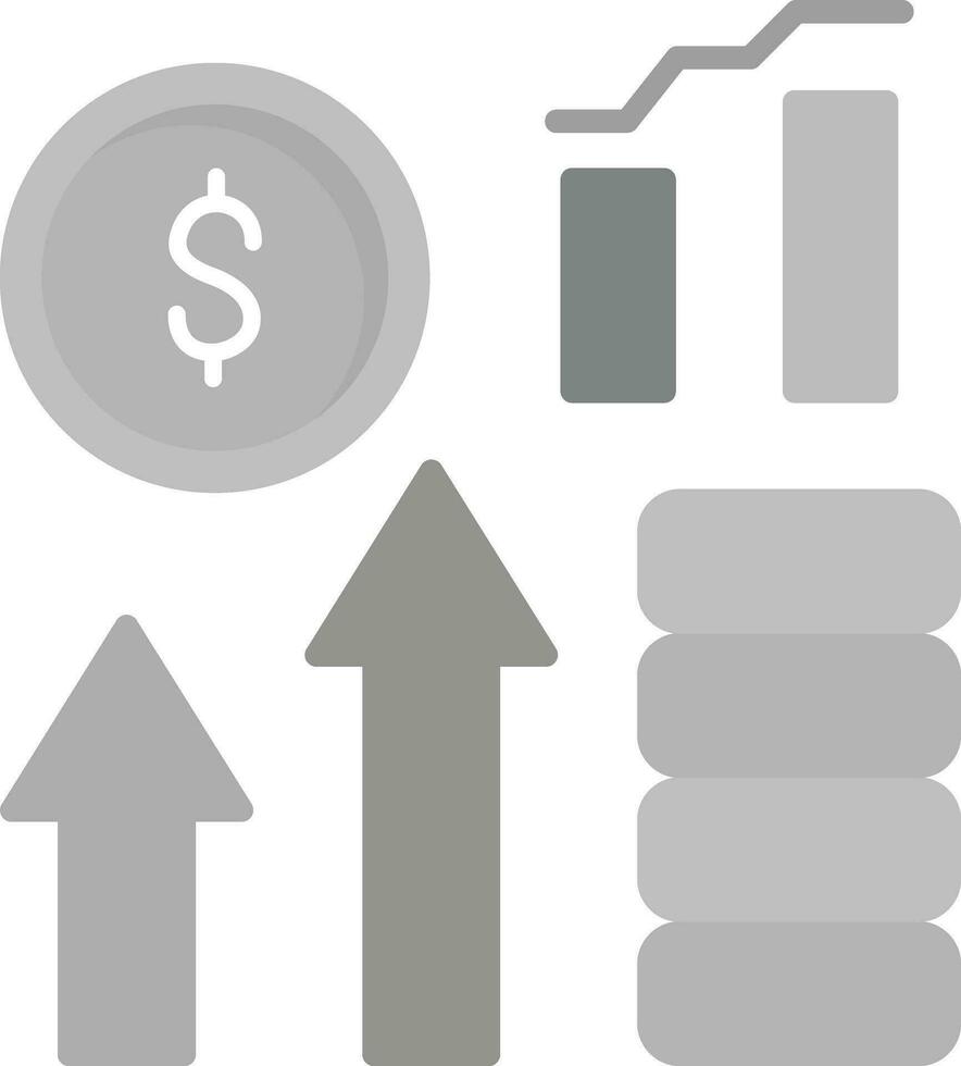 företag vinst vektor ikon