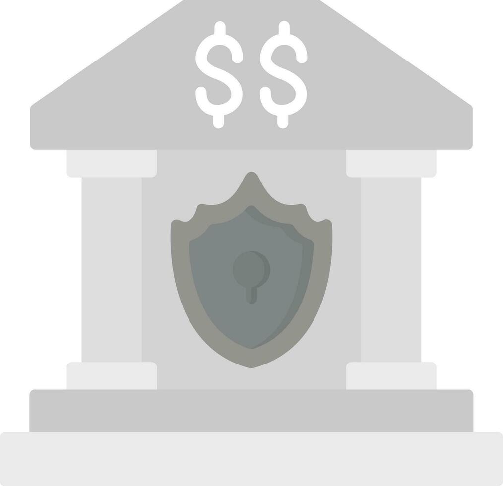 Bank Sicherheit Vektor Symbol