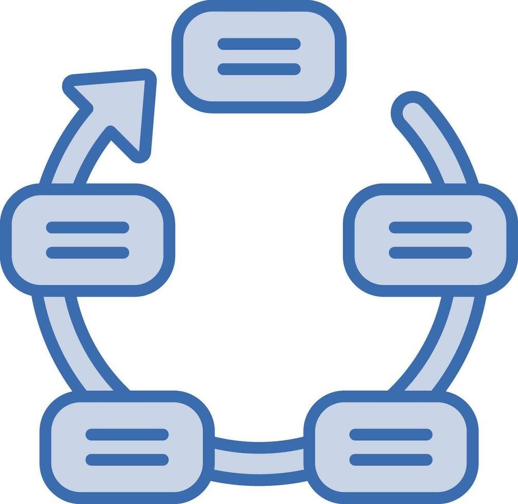 kontinuierlich Zyklus Vektor Symbol