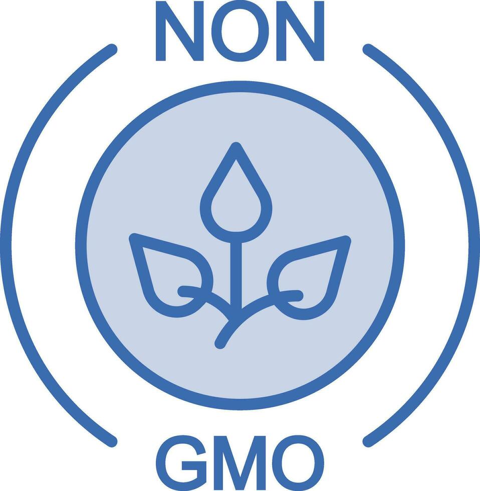 nicht gmo Vektor Symbol