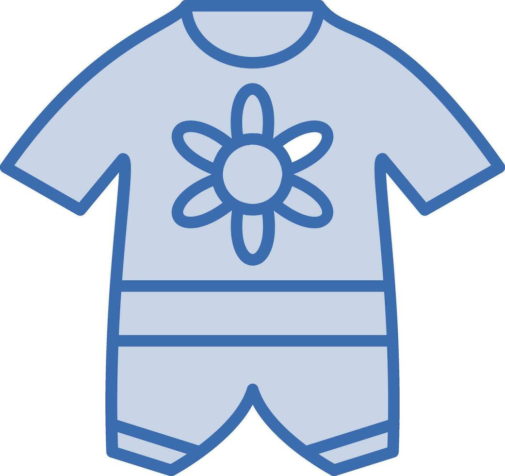 bebis kläder vektor ikon