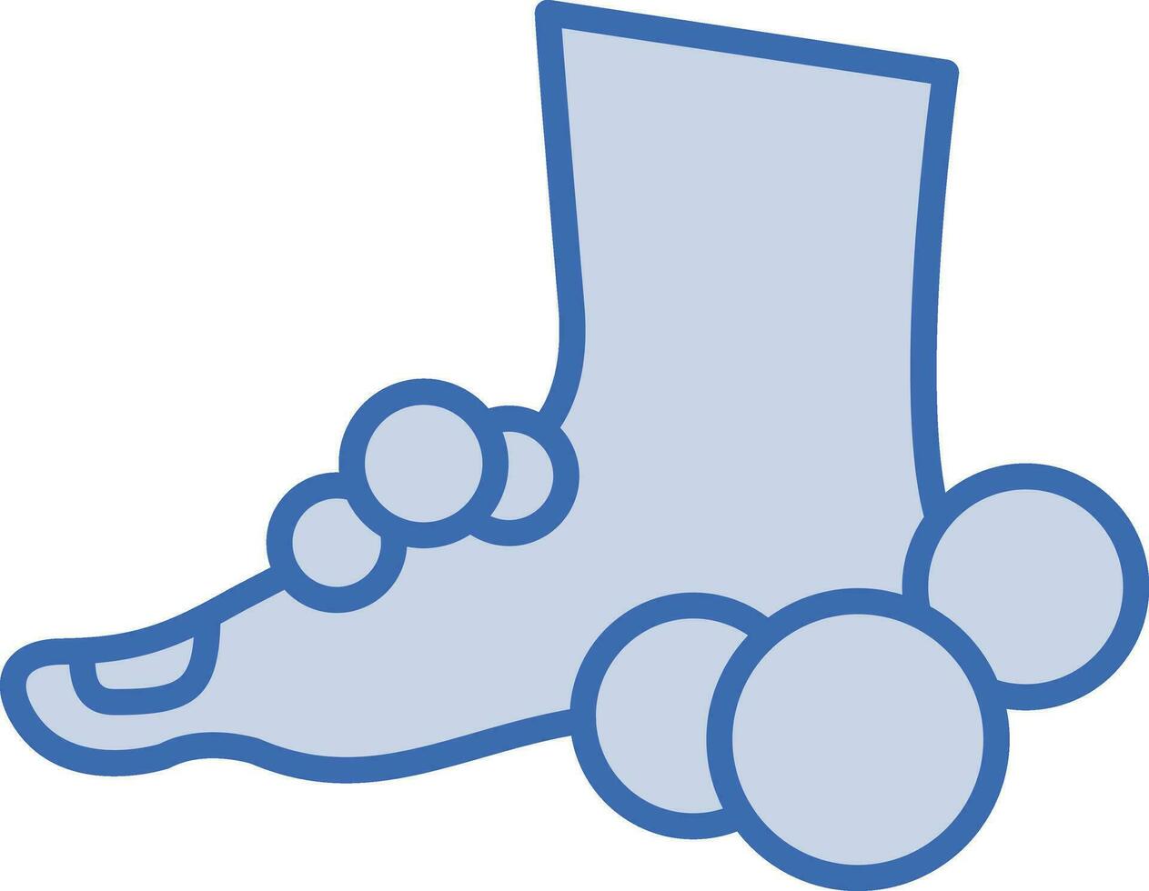 Waschen Fuß Vektor Symbol