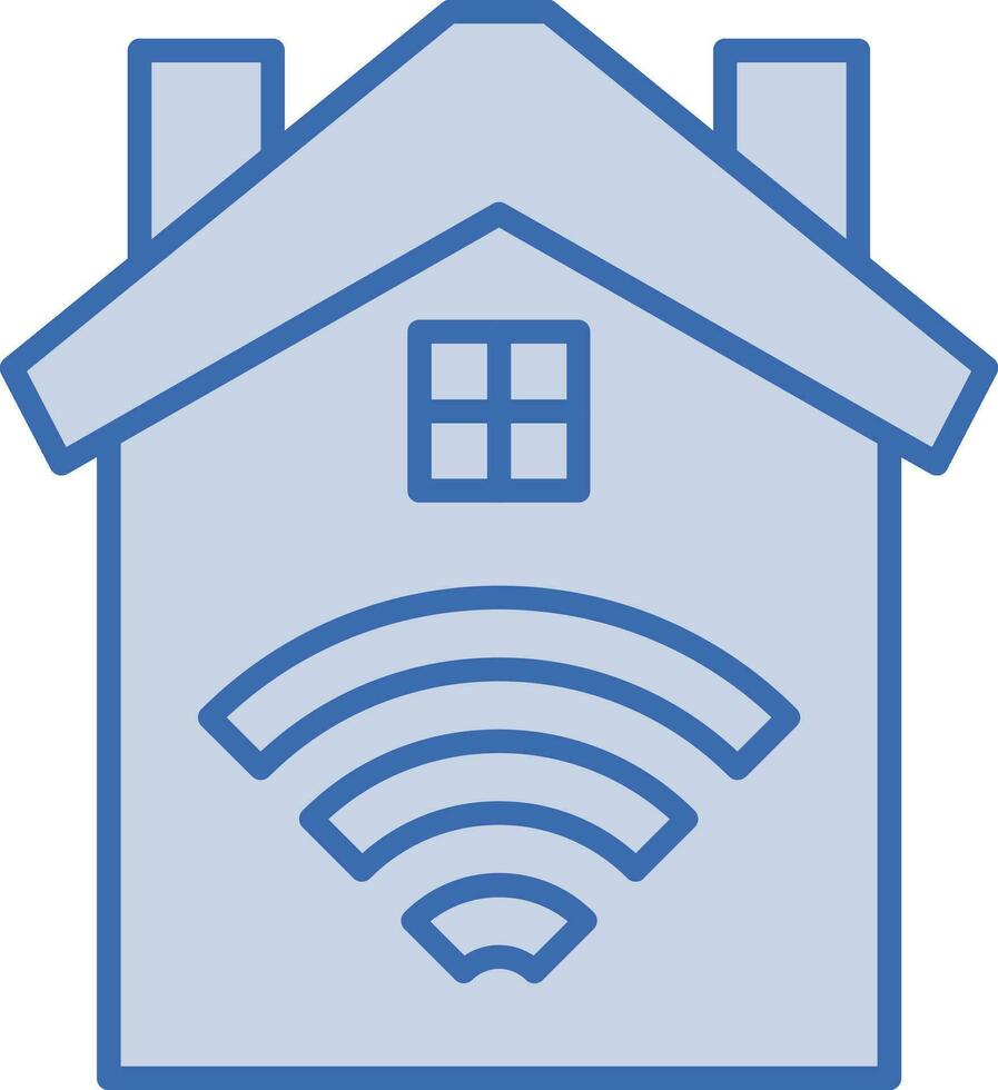 Smart-Home-Vektorsymbol vektor