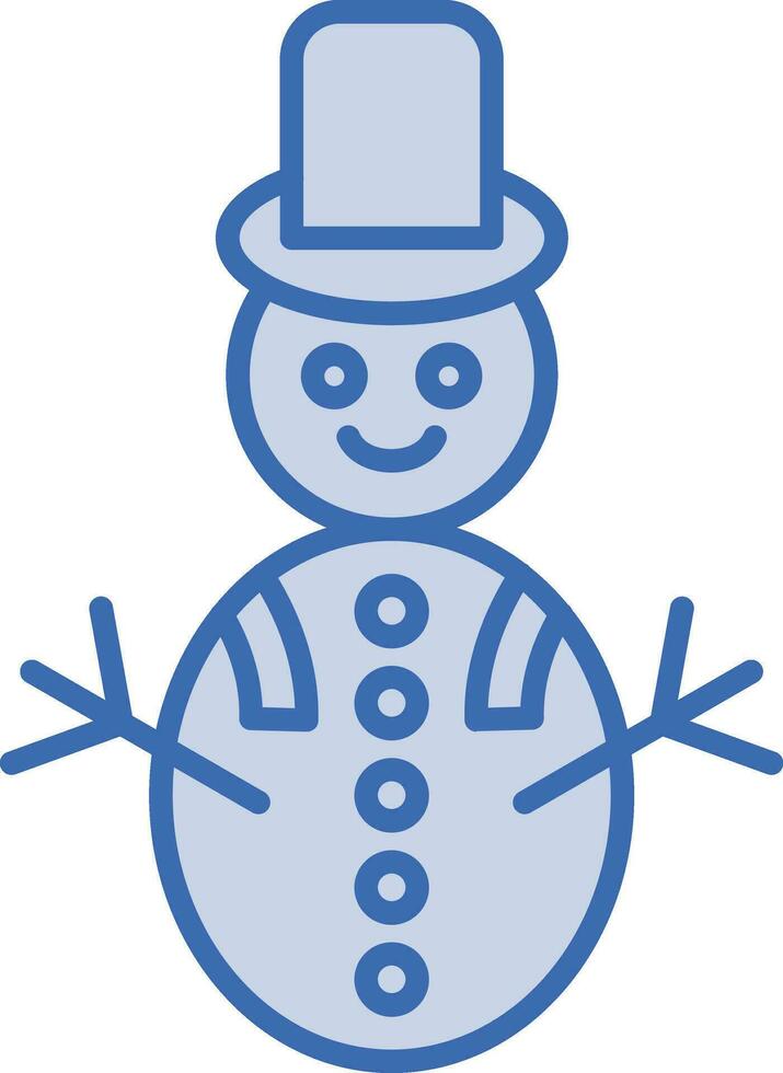 Schneemann-Vektor-Symbol vektor