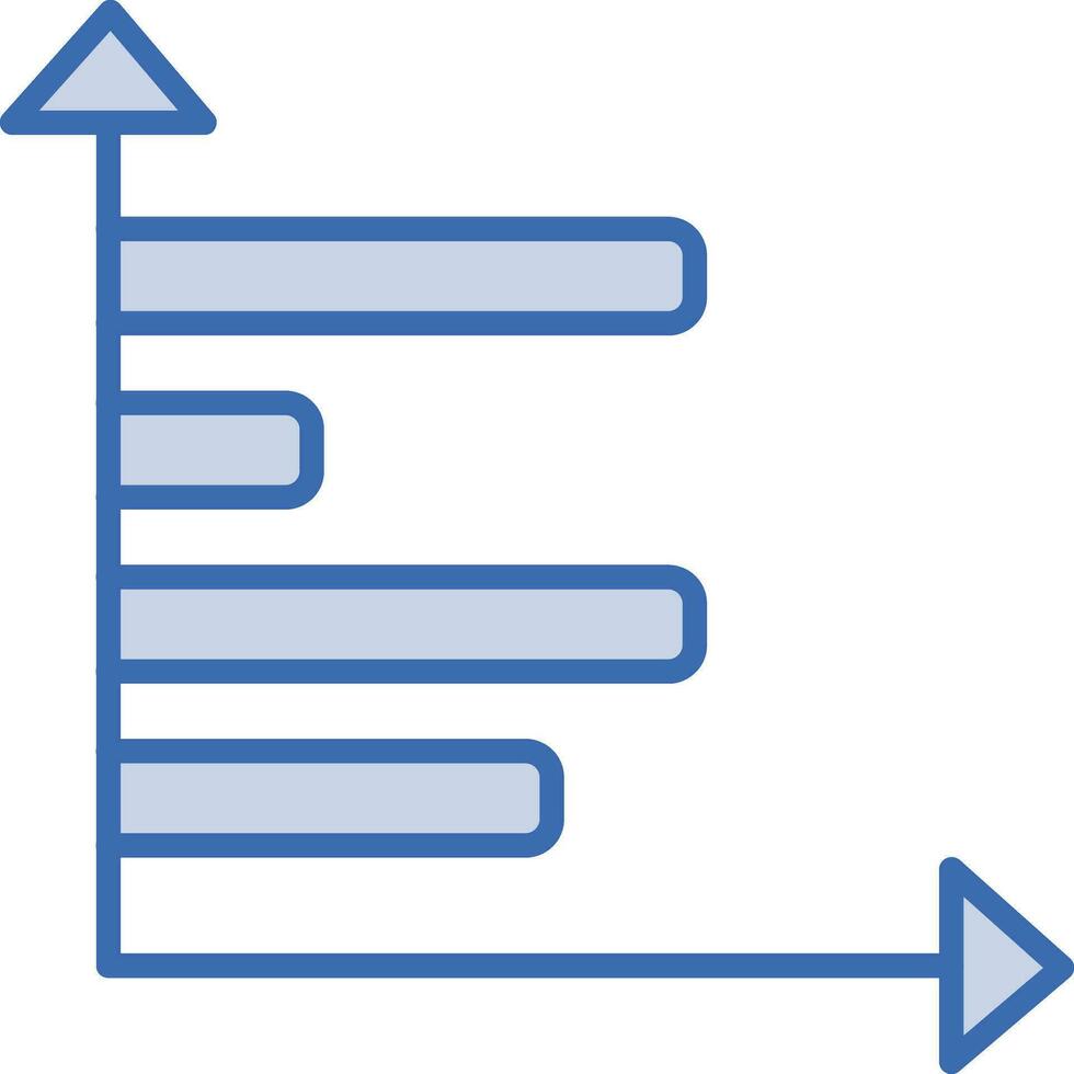 horizontal Bar Diagramm Vektor Symbol