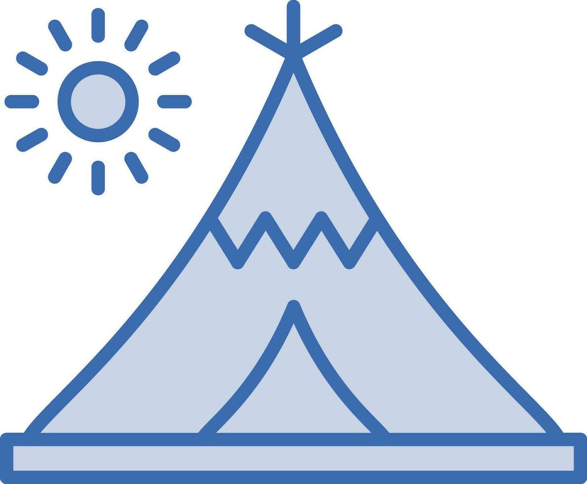 Wüste Tipi Vektor Symbol