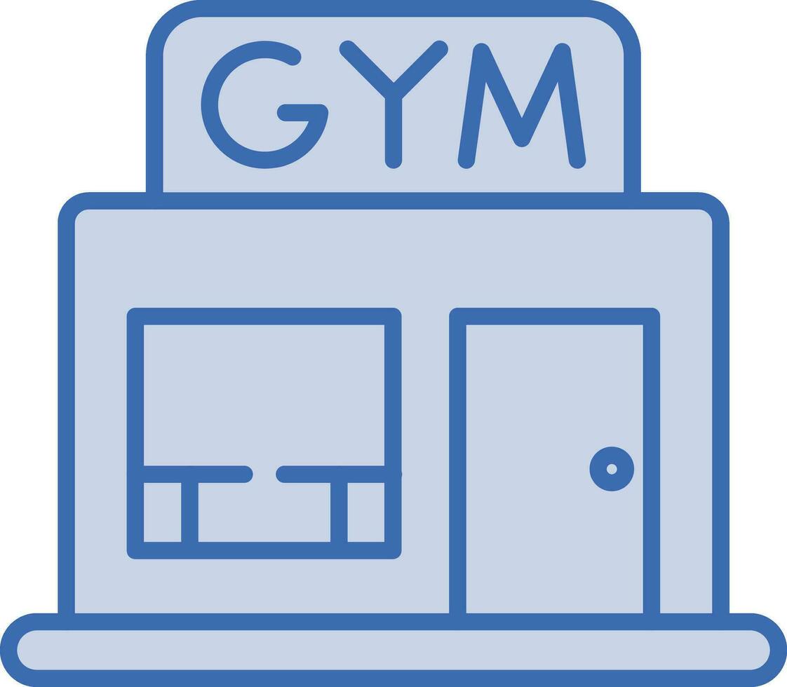 Gym vektor ikon