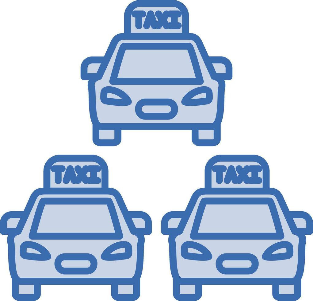 Taxi halt Vektor Symbol