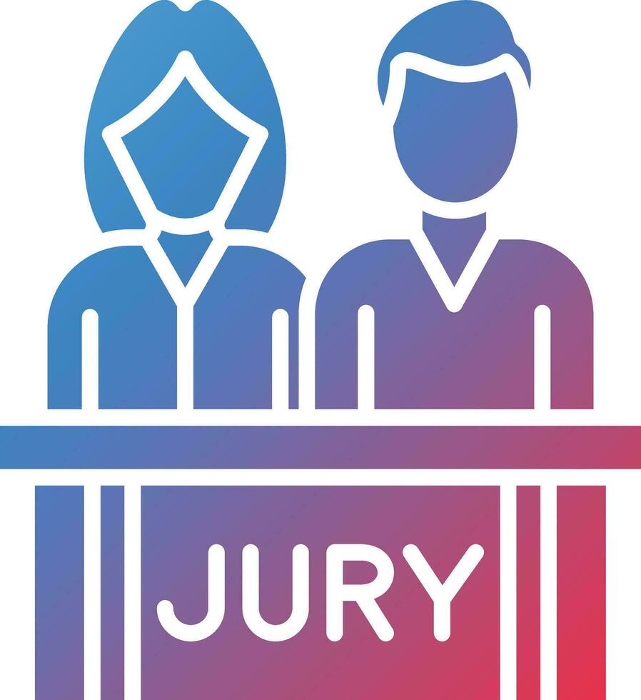 Jury-Vektor-Symbol vektor