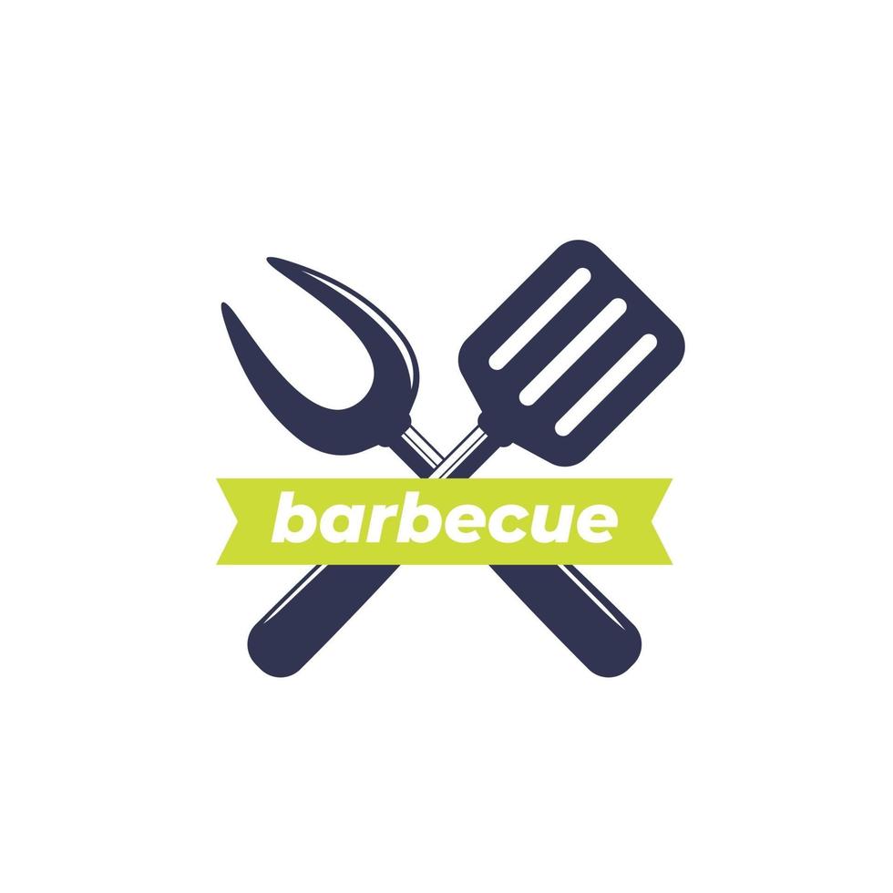 grill, bbq vektor logotyp