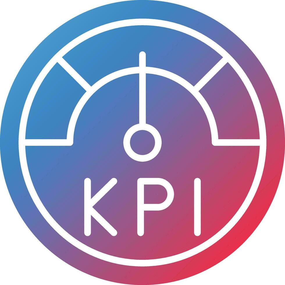 kpi vektor ikon