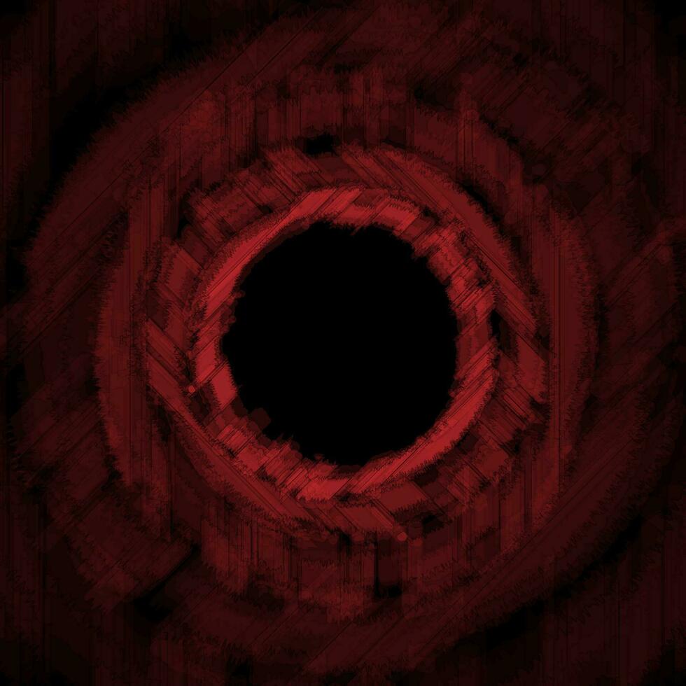 röd svart tekniskt fel geometrisk cirklar abstrakt bakgrund vektor