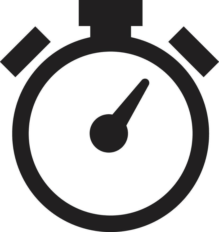 Zeit und Uhr Symbole Design im Wohnung. isoliert auf transparent Hintergrund horizontal von analog Alarm .Kreis Uhren Zeichen Symbol. verwenden Zeit Management, Countdown Timer Speeder Vektor zum Apps, Webseite