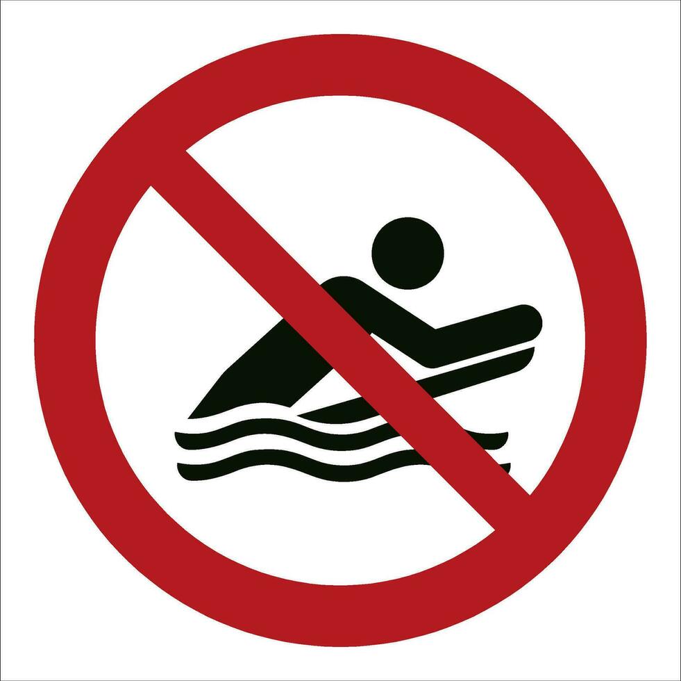 iso 7010 registrerad säkerhet tecken symbol piktogram varningar varning fara förbud Nej kropp ombordstigning vektor