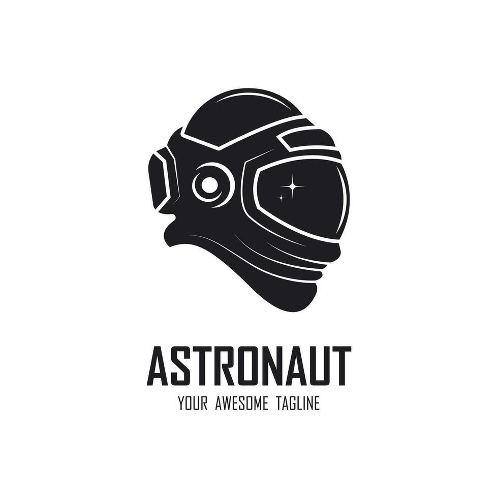 Astronaut Logo Vektor Symbol Illustration Design