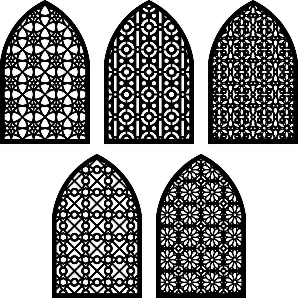 einfach Vektor Muster zum Laser- Schneiden, Dekoration, Ornament, Metall Design, Holz Carving, und Vektor