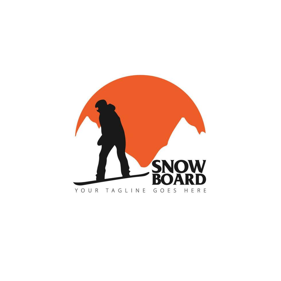 Snowboard Logo Vektor