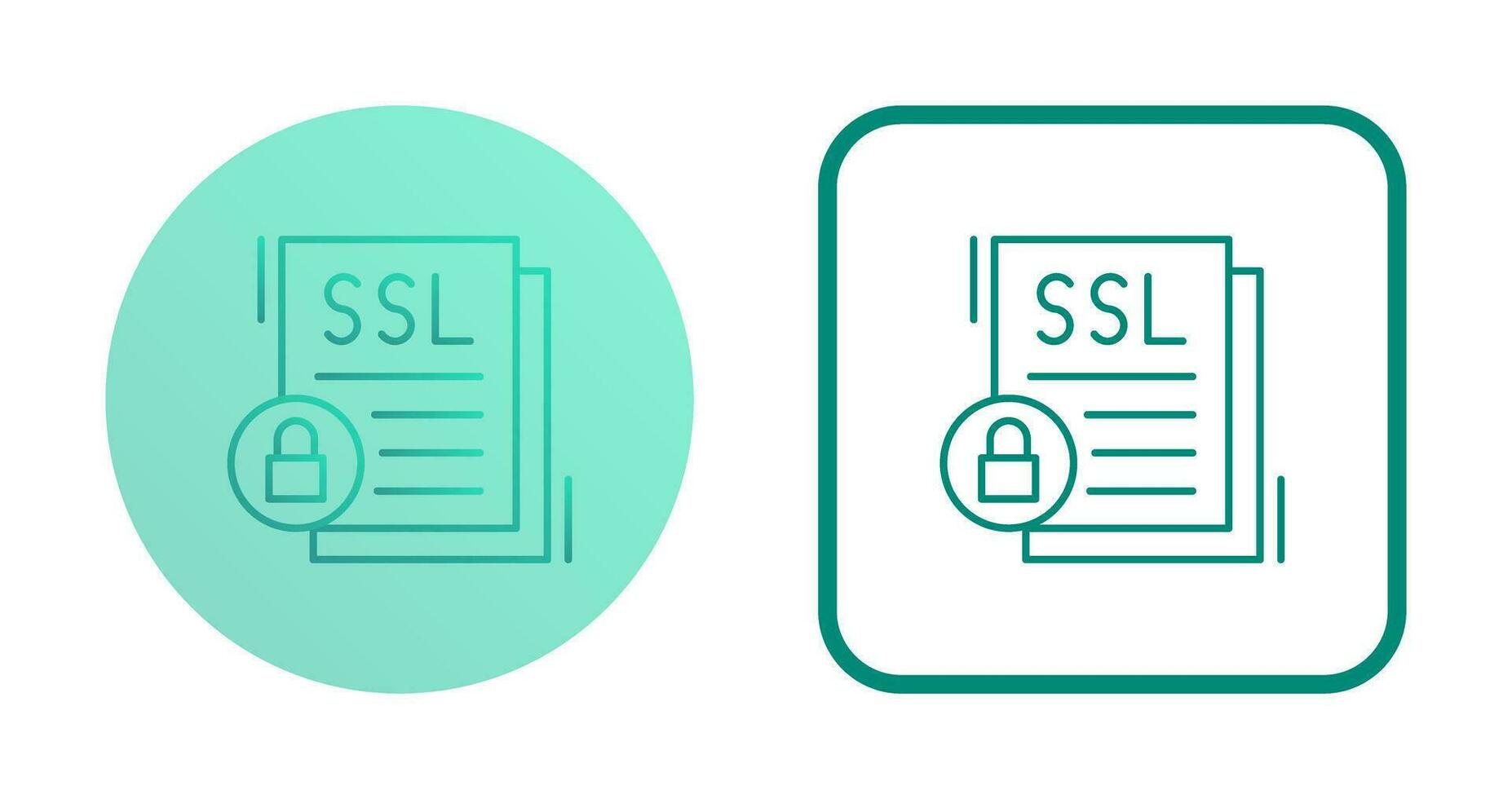 SSL-Vektorsymbol vektor